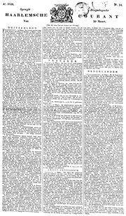 Thumbnail for File:Opregte Haarlemsche Courant 20-03-1838 (IA ddd 010514705 mpeg21).pdf