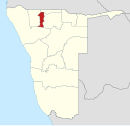 Lage in Namibia