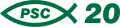 Logo of the Social Christian Party (in Portuguese, Partido Social Cristão - PSC), from Brazil.