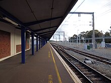 Platform at Palmerston North Railway Station Palmerston North Train Station 8 August 2014.JPG