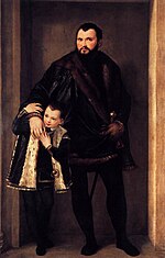 Miniatura para Retrato de Iseppo da Porto con su hijo Adriano