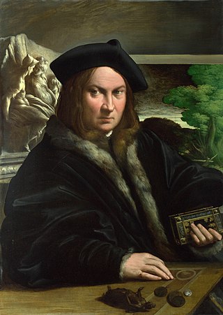 <i>Portrait of a Collector</i> Painting by Parmigianino