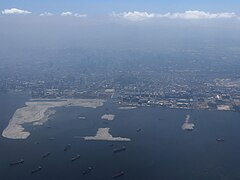 Pasay Bay City, CCP Complex, MOA from air