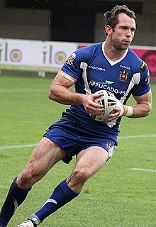 Richards playing for the Wigan Warriors Pat Richards 2011.jpg