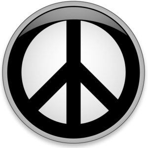 English: Peace button - Web 2.0 style