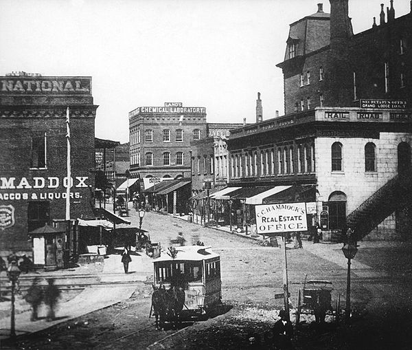 Peachtree Street, 1882