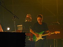 Gossard on stage with Pearl Jam, in Padua, Italy in June 2018 PearlJam01Padova2018.jpg