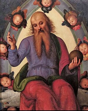 Perugino, Gott Ewigen Vater (1496).