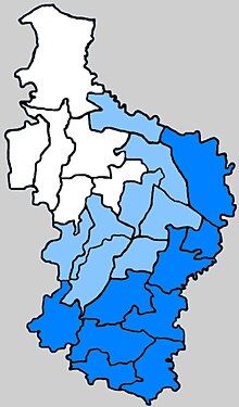 Map of the spread of Sundanese language in Bekasi Regency (covering the Cikarang area).
.mw-parser-output .legend{page-break-inside:avoid;break-inside:avoid-column}.mw-parser-output .legend-color{display:inline-block;min-width:1.25em;height:1.25em;line-height:1.25;margin:1px 0;text-align:center;border:1px solid black;background-color:transparent;color:black}.mw-parser-output .legend-text{}
Sundanese as the majority
Sundanese as the minority Peta Persebaran Bahasa Sunda di Kabupaten Bekasi (2023).jpg