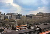 Piccadilly Gardens bus station in 1976