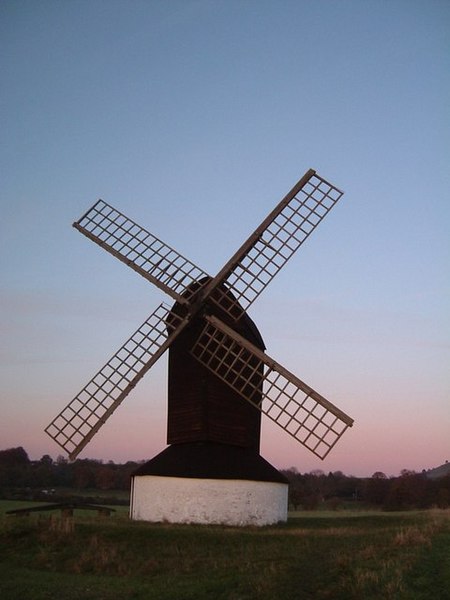 File:Pitstone Windmill, evening - geograph.org.uk - 262995.jpg