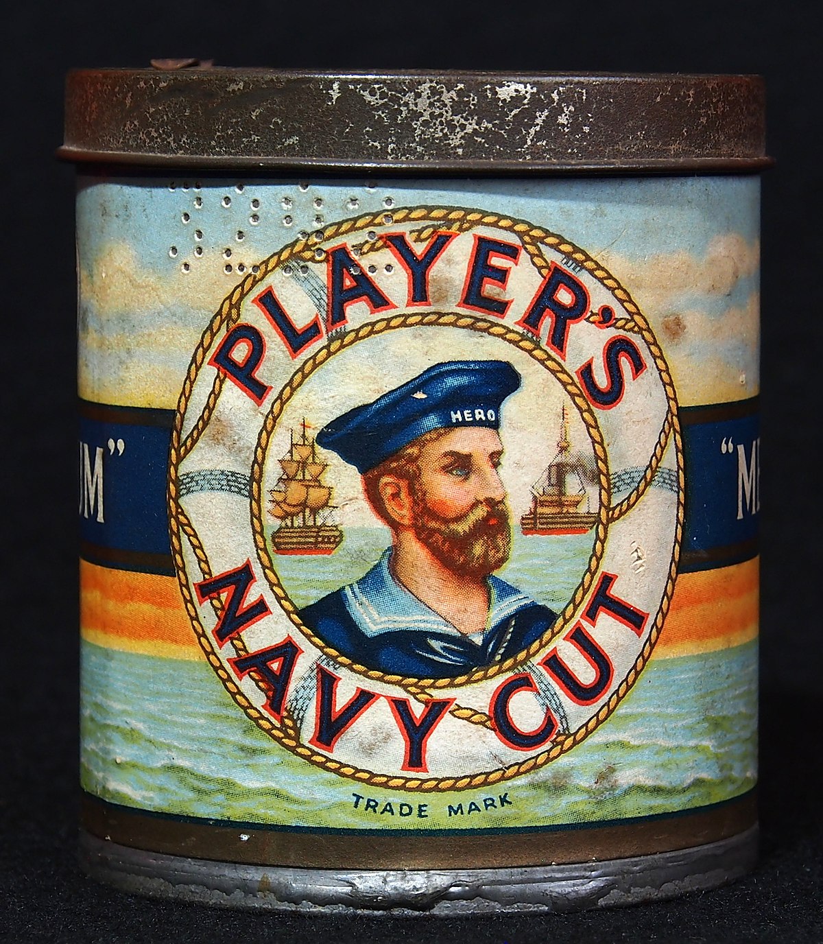 Group of Players Navy Cut Cigarette Tins