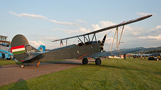 English: Polikarpov Po-2 (reg. HA-PAO, cn 48, built in 1954). Engine: M-11FR. Deutsch: Polikarpov Po-2 (Reg. HA-PAO, cn 48, Baujahr 1954). Motor: M-11FR.