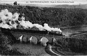 Een stoomtrein rond 1900