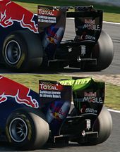 DRS in open (top) and closed (bottom) positions on a Red Bull RB7. RB7 adjustable rear wing.jpg