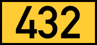 File:Reichsstraße 432 number.svg