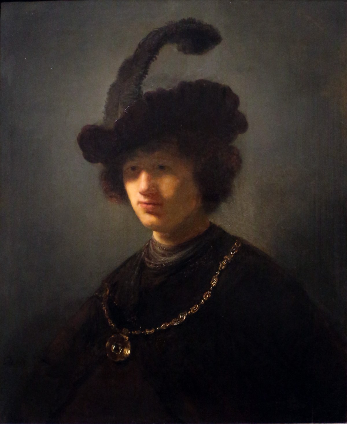Рембрандт портрет мужчины в шляпе