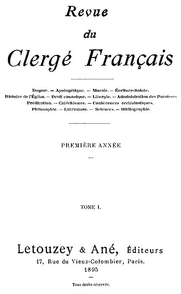 File:Revue du clergé page de titre.jpg