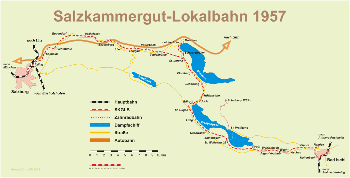 Die Salzkammergut-Lokalbahn