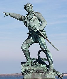 Pomnik Roberta Surcoufa w Saint-Malo