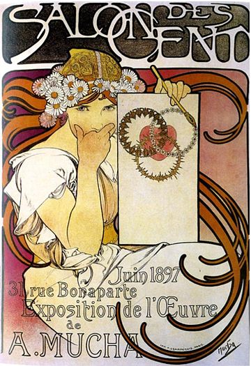 N°30 1897 - juin Exposition : Alfons Mucha Exhibition : en:Alphonse Mucha