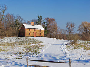 A classic saltbox, outside of Concord, MA.