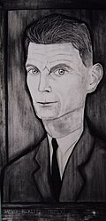 Samuel Beckett. Painted by Reginald Gray from life in Paris 1961. Samuel Beckett.jpg