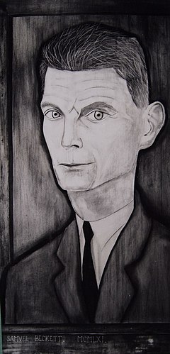 Samuel Beckett. Painted by Reginald Gray from life in Paris 1961.