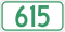 כביש ססקצ'ואן 615.svg