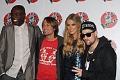 Keith Urban alla presentazione di The Voice Australia con Seal, Delta Goodrem e Joel Madden.