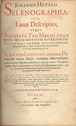 <i>Selenographia, sive Lunae descriptio</i> Milestone work by Johannes Hevelius