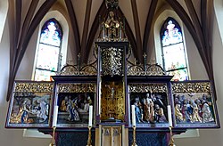 Maître-autel retable néo-gothique (1912)