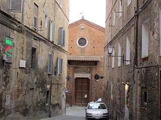 <span class="mw-page-title-main">San Pietro a Ovile, Siena</span> Roman Catholic church in Siena, Italy