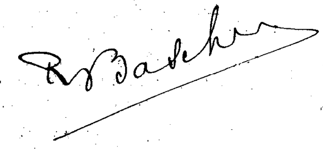 signature de René Baschet