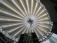 High-resolution indoor shot of the roof of the Sony Center in Berlin with an image resolution of 80 Megapixels Sony.Center.elliptisches.Dach.von.innen.jpg