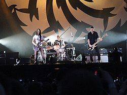 Soundgarden Çikaqoda çıxış edərkən