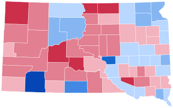 South Dakota Presidential Election Results 1996.svg