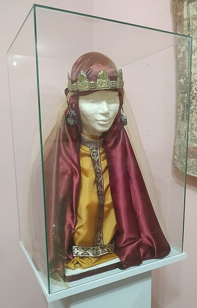 Serbian medieval noblewoman, National museum in Požarevac