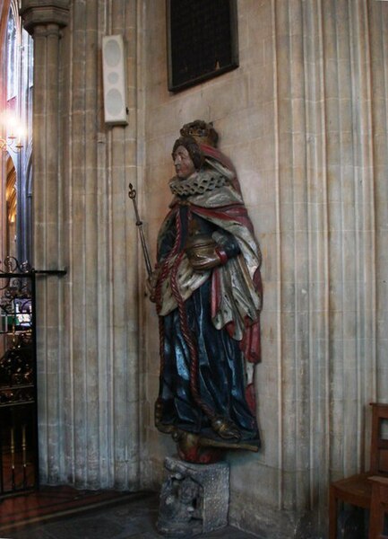 File:St Mary Redcliffe, Bristol. Queen Elizabeth I - geograph.org.uk - 1413938.jpg