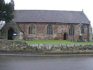 St Marys Church, Edstaston Church in Shropshire, England