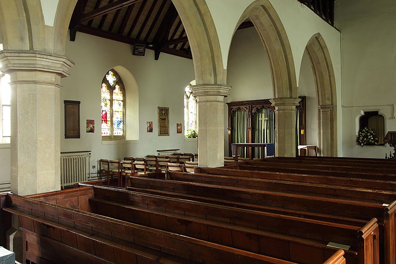 File:St Michael ^ All Angels, Roxwell - North arcade - geograph.org.uk - 3491498.jpg