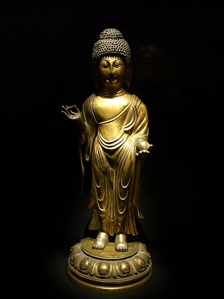 File:Standing Gilt-bronze Bhaisajyaguru Buddha(금동약사불입상).jpg