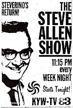 Thumbnail for The Steve Allen Show