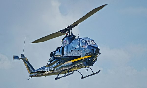 An AH-1 Cobra from the Army Aviation Heritage Foundation