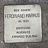 Stolperstein Flußgasse 5–7 Ferdinand Markus