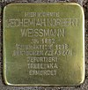Stolperstein Wohlers Allee 38 (Nechemiah Norbert Weissmann) in Hamburg-Altona-Altstadt.jpg