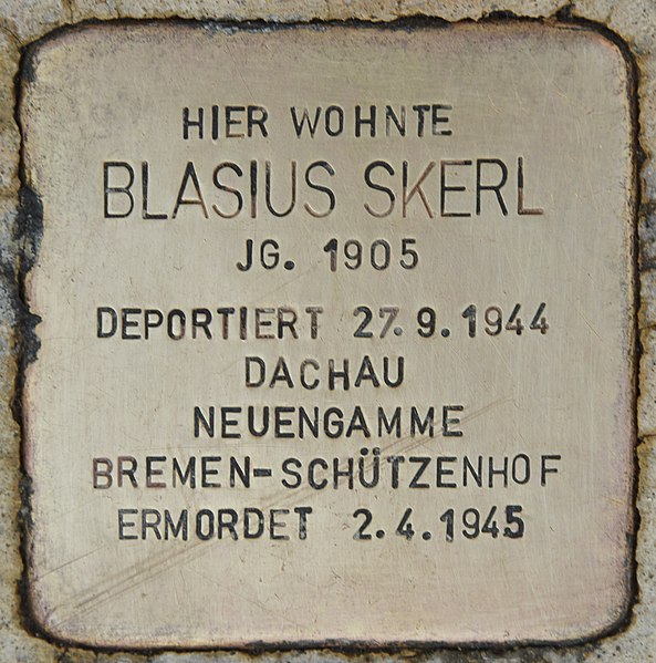 File:Stolperstein für Blasius Skerl (Salzburg).jpg