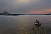 Sun set at Baranti Lake