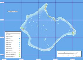 Carte de l'atoll