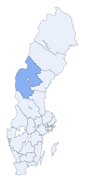 موقعیت شهرستان یمتلاند در سوئد